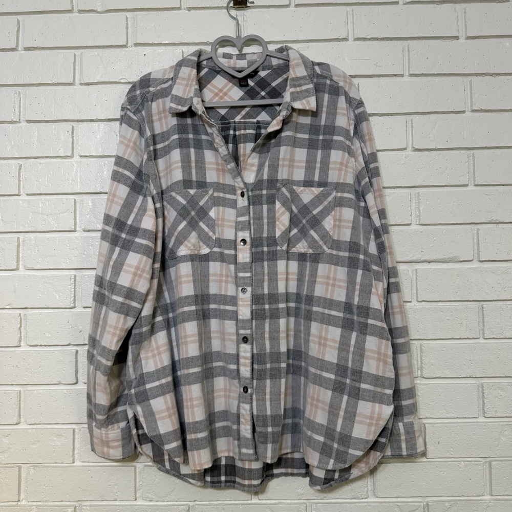 Rock & Republic Plaid Button Down – XXL